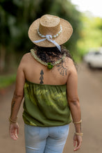Load image into Gallery viewer, Green Fern Tūtū Top
